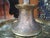 Vintage Middle Eastern Metal Candlesticks With Arabic Writing - a Pair For Sale - Image 9 of 11