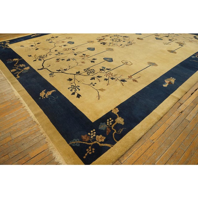 Textile Early 20th Century Chinese Peking Carpet ( 11' 10'' x 14' 6'' - 360 x 442 cm ) For Sale - Image 7 of 12