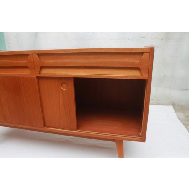 Vintage Sideboard in Cherry Wood with Sliding Doors, 1955 For Sale - Image 6 of 10
