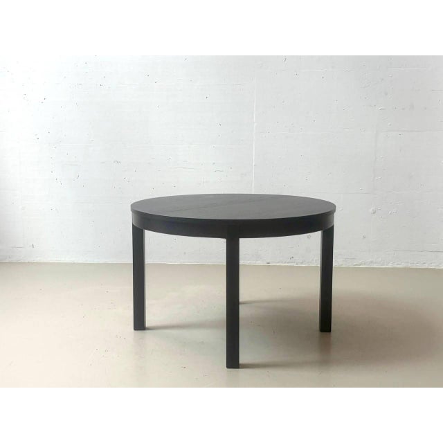 Bjursta Extendable Dining Table in Black-Brown from Ikea For Sale - Image 12 of 16