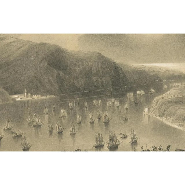 Provost, Anglo-French Fleet Entering the Black Sea from the Bosphorus, Crimean War, 1854, Print For Sale - Image 5 of 10