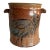 Vintage Studio Pottery Wine Cooler With Blue Herron For Sale