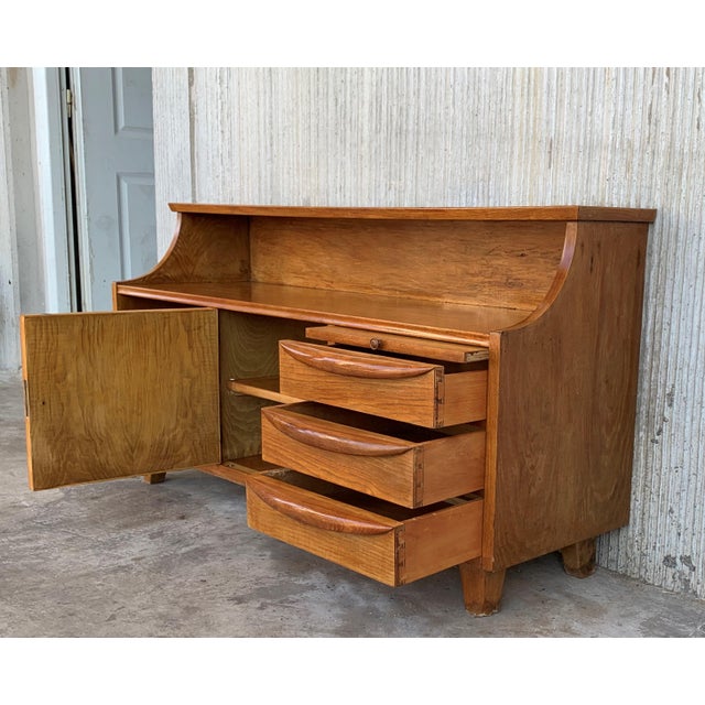 Mid-Century Modern Mid-Century Modern Danish Teak Pair of Large Nightstands, Sideboard or Lowboy For Sale - Image 3 of 18