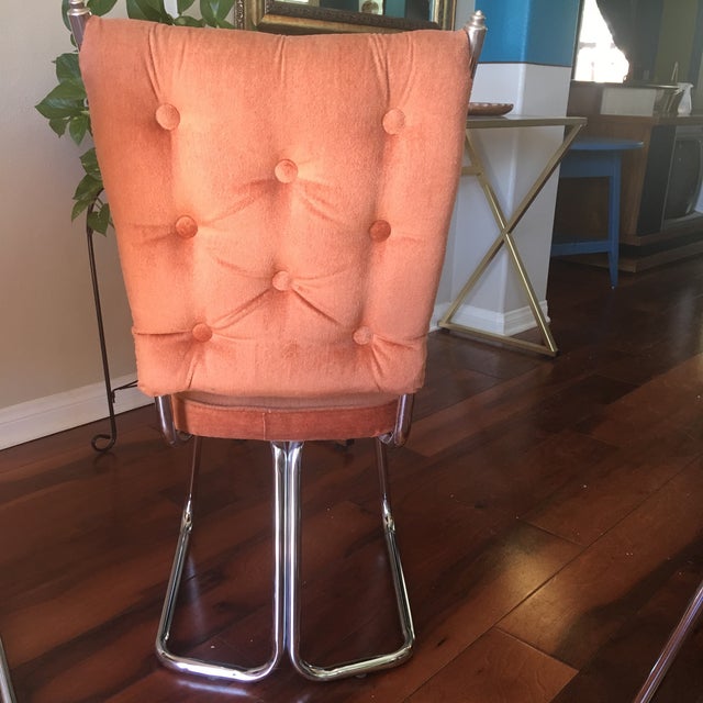 Vintage MidCentury Douglas Furniture of California Salmon Dining Set