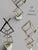 Stone Modern Chrome Wine Rack-Marble Base-Sculptural-Geometric-3 Bottle Holder-Bar For Sale - Image 7 of 11