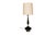 Mid Century Hollywood Regency Black Ceramic Chrome Table Lamp For Sale - Image 10 of 10