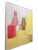 Contemporary Oil Still Life Painting on Canvas Panel Bottles Vase Cube, Framed For Sale - Image 3 of 12