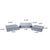 Grigio Mirrored Set of Three Platforms For Sale - Image 10 of 10