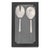 Artifacts Rattan Stainless-Steel Serving Pieces with Gift Box in Black - Set of 2 For Sale - Image 4 of 4