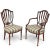 1900 - 1909 Early 20th Century Set of 12 English Mahogany Hepplewhite Style Carved Back Dining Chairs For Sale - Image 5 of 6
