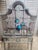 2 piece wrought iron decorative bird cage base and cage are separate pieces this is a Victorian Gothic style bird cage it...