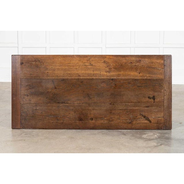 19th Century Spanish Oak Trestle Table, 1800s For Sale - Image 6 of 14