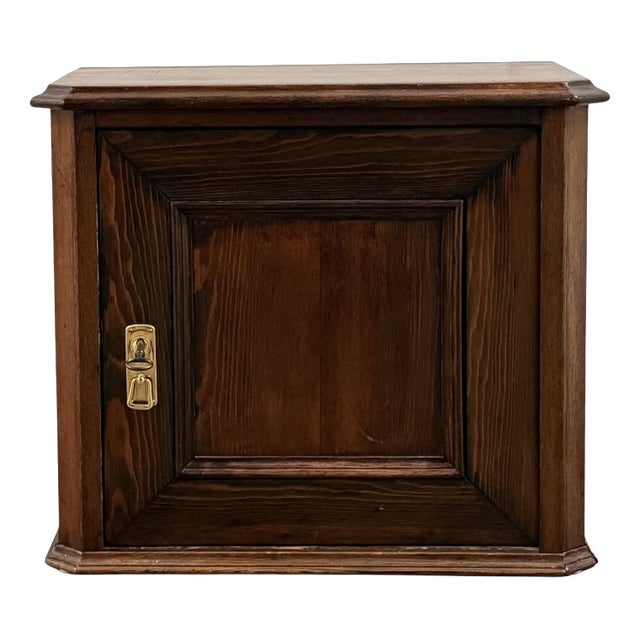 Antique Danish Oak Cabinet, Late 19th-Early 20th Century For Sale