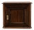 Antique Danish Oak Cabinet, Late 19th-Early 20th Century For Sale