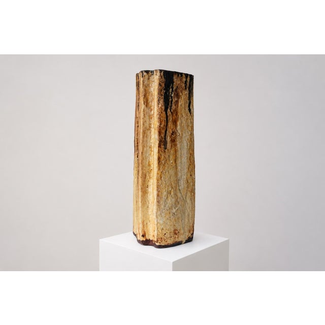 Monumental Sculpture in Enameled Stoneware by Helmut Friedrich Schäffenacker For Sale - Image 6 of 6