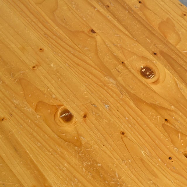 Pine Bench from Les Arcs, France, 1970s For Sale - Image 3 of 12