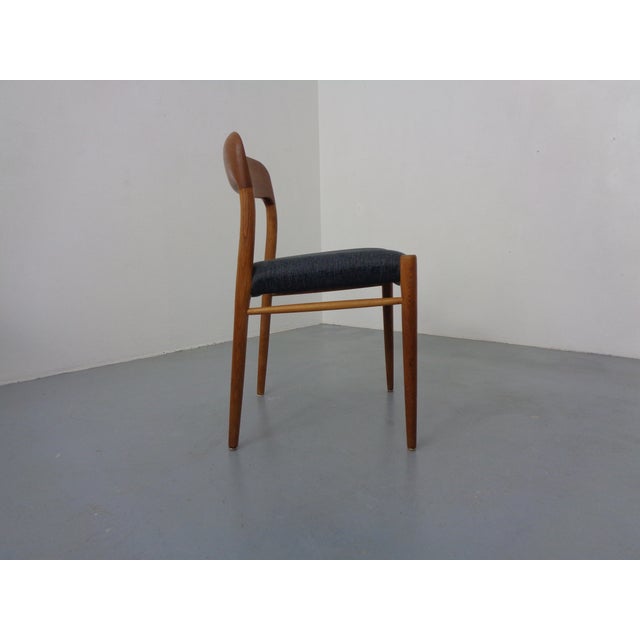 Model 75 Chair in Oak by Niels Otto Møller for J.L. Møllers, 1960s For Sale - Image 4 of 18