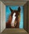 Impressionist Original Oil Painting Portrait of a Horse in Vintage Frame For Sale - Image 3 of 6