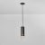 Black Large 1960s Stilnovo Faceted Diffuser Pendant Lamp For Sale - Image 8 of 12