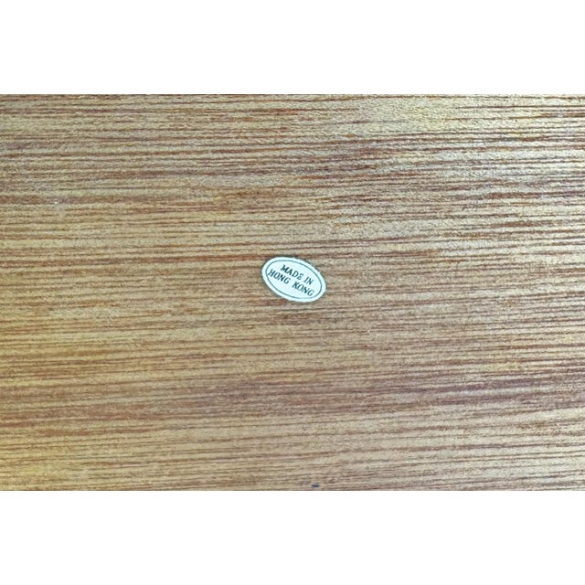 1970's Bamboo Bedroom Tilt Top Tray Table Made in Hong Kong For Sale - Image 13 of 17