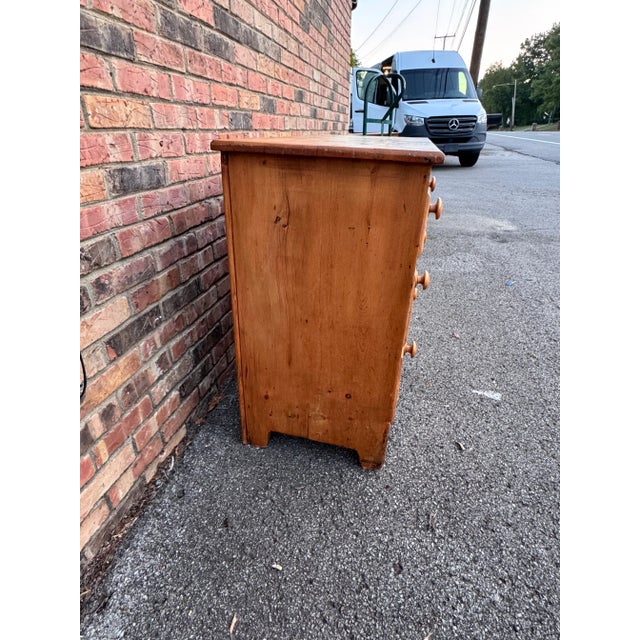 19th Century English Pine Chest of Drawers For Sale - Image 11 of 12