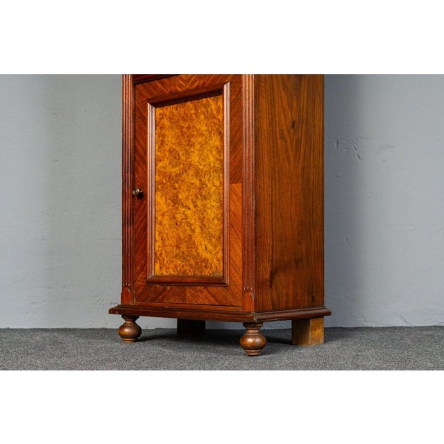 Vintage Brown Wash Cabinet For Sale - Image 12 of 17