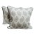 Pair of Elizabeth Eakins Kendli Block Print Pillows For Sale