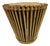 Italian Bamboo Waste Paper Bin, 1970s For Sale