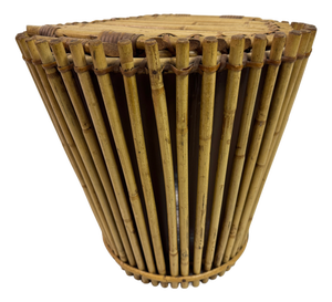 Italian Bamboo Waste Paper Bin, 1970s
