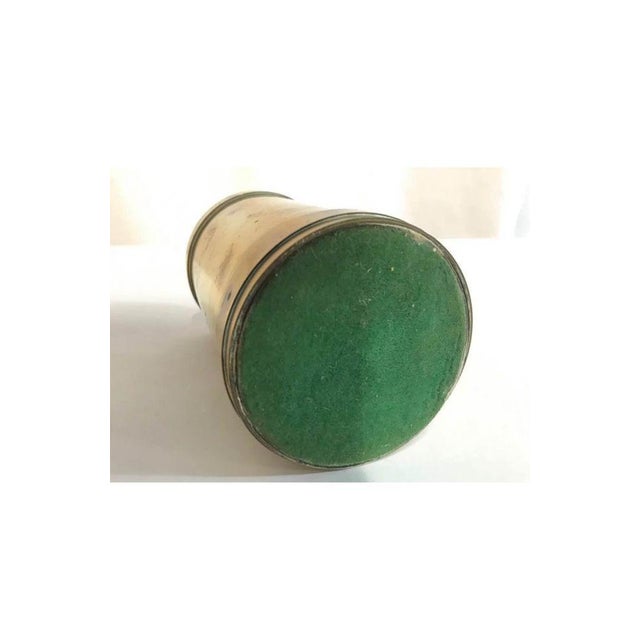 Late 20th Century Late 20th Century Brass Candle Holders - a Pair For Sale - Image 5 of 9