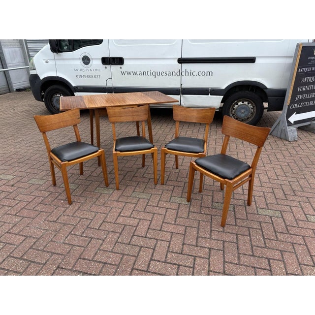 Mid-Century Extendable Dining Table and Chairs from G-Plan, Set of 5 For Sale - Image 10 of 18