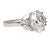 Gia Certified 3.23 Carat Tw Oval Lab Grown Diamond Platinum Engagement Ring Size 6 For Sale - Image 4 of 11