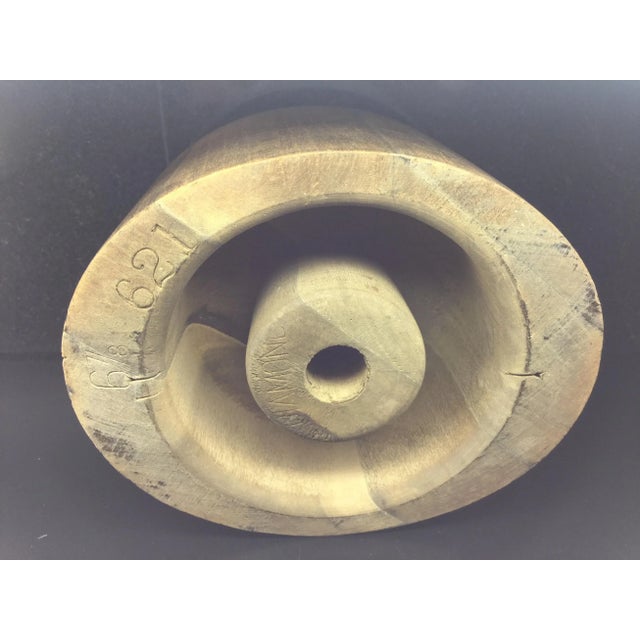 Vintage Diamond Wooden Hat Mold For Sale - Image 6 of 8