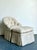 Wood Vintage Boho Striped Tufted Lounge Chair and Ottoman For Sale - Image 7 of 11