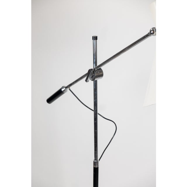 Mid-Century Modern 1950s Italian Single Arm Floor Lamp by Angelo Lelii for Arredoluce For Sale - Image 3 of 12