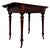 19th Century English Freestanding Mahogany Writing Table For Sale - Image 9 of 12