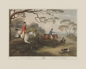 Fox Hunting 2- Giclee Print From British Field Sports