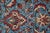 Traditional Red & Blue Geometric Floral Medallion Wool Area Rug Carpet 4 X 7' For Sale - Image 10 of 10