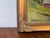 Vintage Mid-Century American Farmhouse Barn Landscape Oil Painting, Signed Mary P. Bender, Gilt Frame For Sale - Image 10 of 11