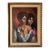 1960’s Vintage S. Hittle Girl and Boy Figurative Portrait Oil on Canvas Painting Framed For Sale