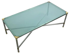 Coffee Table from Cristal Art, 1970s