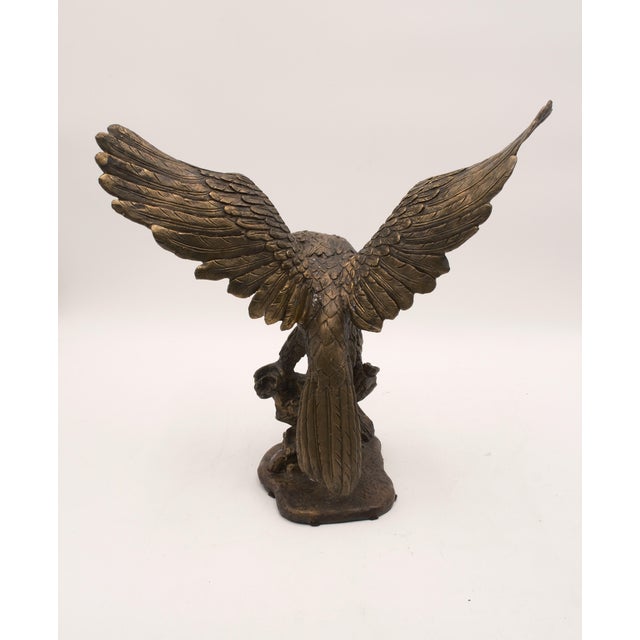 Age: Approx: 30 Years Old Details: Fine Details Heavy Solid Bronze High Quality Construction Un-Marked As To Manufacture...