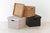 Artifacts Rattan Letter File Storage Box with Lid in White Wash For Sale - Image 4 of 8