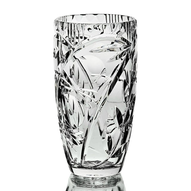 Gorham Bamburg Crystal Glass Vase 6.25"h For Sale In San Francisco - Image 6 of 11