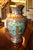 This vase is absolutely gorgeous in person! It is exceptionally large for cloisonne standing at 17.75". It was crafted by...