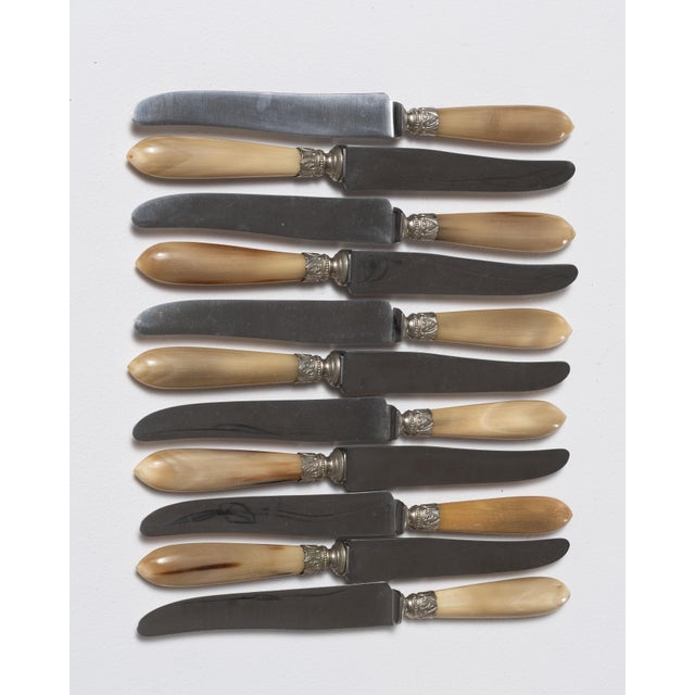 Mid 20th Century France Ivory Silver Serving Utensil For Sale - Image 10 of 17