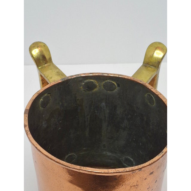 Antique 19th C Eastern European Copper Netilat Yadayim Ritual Washing Cup - Judaica For Sale In Boston - Image 6 of 14