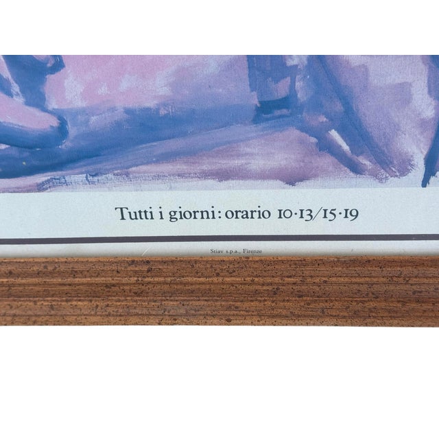 Pablo Picasso Vintage Italian Exhibit Poster for Picasso Exhibit in Venice, Italy 1981 For Sale - Image 4 of 6