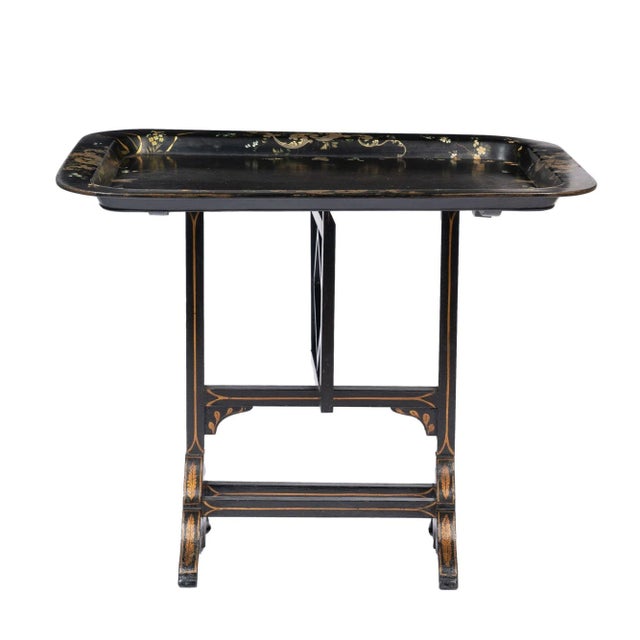 English Jennings & Bettridge Tilt Top Tray Table, 1830 For Sale - Image 3 of 13