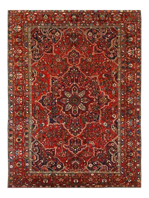 Persian Semi Antique Bakhtiari Hand-Knotted 11' X 14'1''